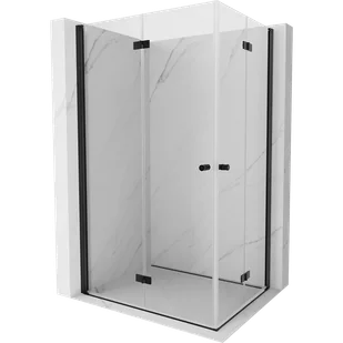 Mexen Mist-F Duo kabina prysznicowa składana 110 x 90 cm, transparent, czarna - 8A6-110L-090P-70-00 - Kabiny prysznicowe - miniaturka - grafika 1