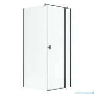 Kabiny prysznicowe - Radaway Nes Kdj II Brushed GunMetal kabina 90x90cm prawa szczotkowany grafit 10032090-92-01R/10039090-01-01 - miniaturka - grafika 1
