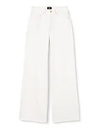 Spodnie damskie - VERO MODA Vmkathy SHR Wide CLR TLL dżinsy damskie, Snow White, 30W / 34L - miniaturka - grafika 1