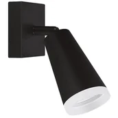 Lampy ścienne - Regulowana lampa ścienna Sana 4142 Ideus punktowa czarna - miniaturka - grafika 1