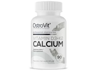 OstroVit Vitamin D3 + K2 + Calcium 90 tabs - Ochrona stawów - miniaturka - grafika 1