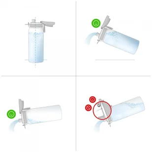 Butelka ION8 BPA Free Sonic Blue Motivator - Survival - akcesoria - miniaturka - grafika 8