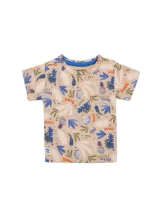 Noppies Koszulka "Ofunato" w kolorze beżowym - Kaftaniki dla niemowląt - miniaturka - grafika 1