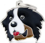 Odblaski i adresówki - Zawieszka Adresówka Identyfikator z grawerem dla psa bernese moutian - miniaturka - grafika 1