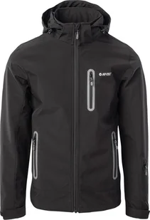 Męska kurtka przejściowa softshell membrana 10000mm Nikos II czarna rozmiar S - Kurtki męskie - miniaturka - grafika 1