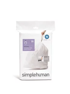 Simplehuman Worki na śmieci 45L rozm. N Simplehuman 20szt. CW0174 - Kosze na śmieci - miniaturka - grafika 2