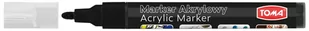 Toma Marker akrylowy TO-402 2,5mm czarny 9333 - Markery permanentne - miniaturka - grafika 1