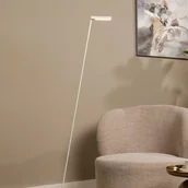 Lampy stojące - Lucide Lampa stojąca LED Lavale, biała, ściemniana, wysokość 138 cm - miniaturka - grafika 1