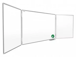 Tablica szkolna, suchościeralno-magnetyczna typu tryptyk, biała, 100x170-340 cm - Tablice i flipcharty - miniaturka - grafika 1
