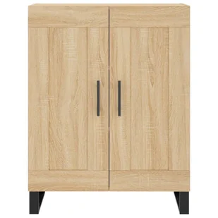 Witrynka, dąb sonoma, 69,5x34x180 cm, materiał drewnopochodny Lumarko! - Witryny Witrynka, dąb sonoma, 69,5x34x180 cm, materiał drewnopochodny Lumarko! - Witryny - miniaturka - grafika 9