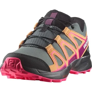 Salomon Dziecięce buty trekkingowe Speedcross uniseks, Sedona Sage Papaya Knockout Pink, 39 EU - Buty dla chłopców - miniaturka - grafika 1