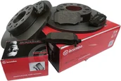 Klocki hamulcowe - brembo Tarcze klocki hamulcowe tylne BREMBO Jeep Renegade 08.9364.11+P37020 - miniaturka - grafika 1