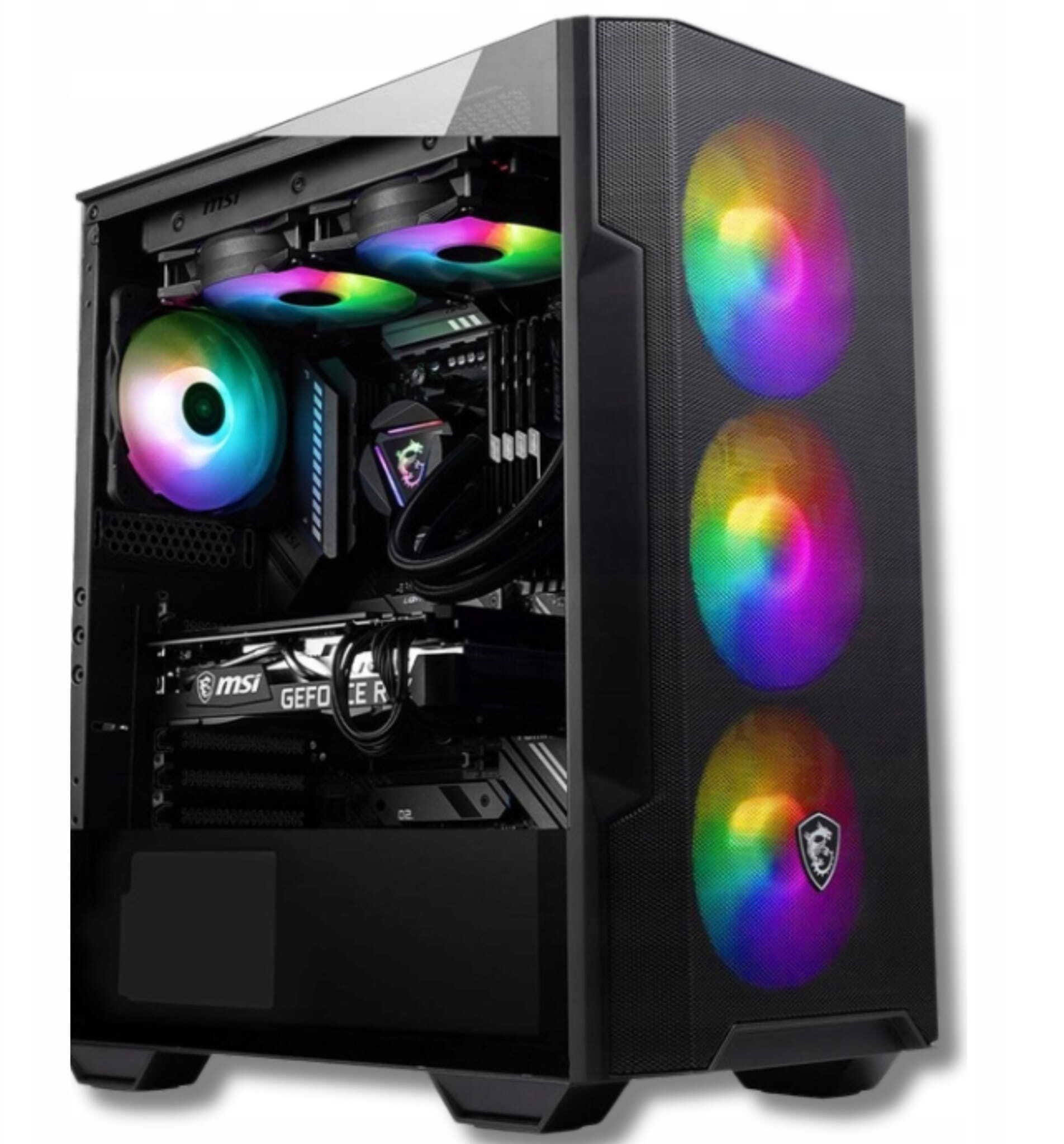 Komputer Komfig Komputer I5 12400 RTX 5060TI 16GB DDR4 1TB M2