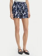 Spodenki damskie - ONLY Szorty materiałowe Nova 15317850 Granatowy Regular Fit - miniaturka - grafika 1