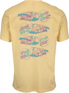 Koszulki męskie - t-shirt męski SANTA CRUZ SLASHER FLIP TEE Butter - grafika 1