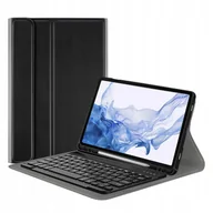 Etui do tabletów - Etui z klapką + klawiatura Bluetooth do Samsung Galaxy Tab S9 FE - miniaturka - grafika 1