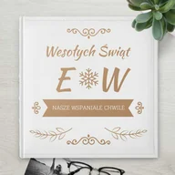 Albumy fotograficzne - Duży album na zdjęcia z grawerem dla pary na święta - miniaturka - grafika 1