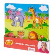 Układanki dla dzieci - Smily Play Układanka drewniana - safari - miniaturka - grafika 1