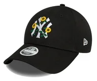 Czapki damskie - Czapka z daszkiem NEW ERA Damska NY Yankees Floral Black 9FORTY - miniaturka - grafika 1
