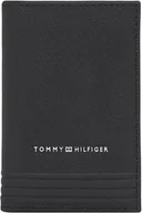 Portfele - TOMMY HILFIGER Męski portfel TH BUSINESS BIFOLD AM0AM13262, CZARNY (czarny), OS, czarny (czarny), OS - miniaturka - grafika 1