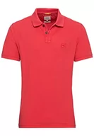 Koszulki męskie - camel active Męski t-shirt 409965/1P00, Berry Red, XXL, czerwony (berry red), XXL - miniaturka - grafika 1