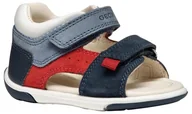 Buty dla chłopców - Geox Chłopiec B Sandały Zapito Boy, Granatowy czerwony, 26 EU - miniaturka - grafika 1
