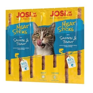 Przysmak dla kota JOSICAT Meat Sticks Łosoś i pstrąg (20 x 35 g) - Przysmaki dla kotów - miniaturka - grafika 1