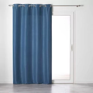 Douceur d'intérieur Douceur dintérieur Zasłona zaciemniająca GLORY 140 x 240 cm kolor indigo 1607814 - Zasłony - miniaturka - grafika 1