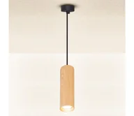Lampy sufitowe - Brilagi - Żyrandol na lince SELE 1xGU10/30W/230V czarny/beżowy - miniaturka - grafika 1