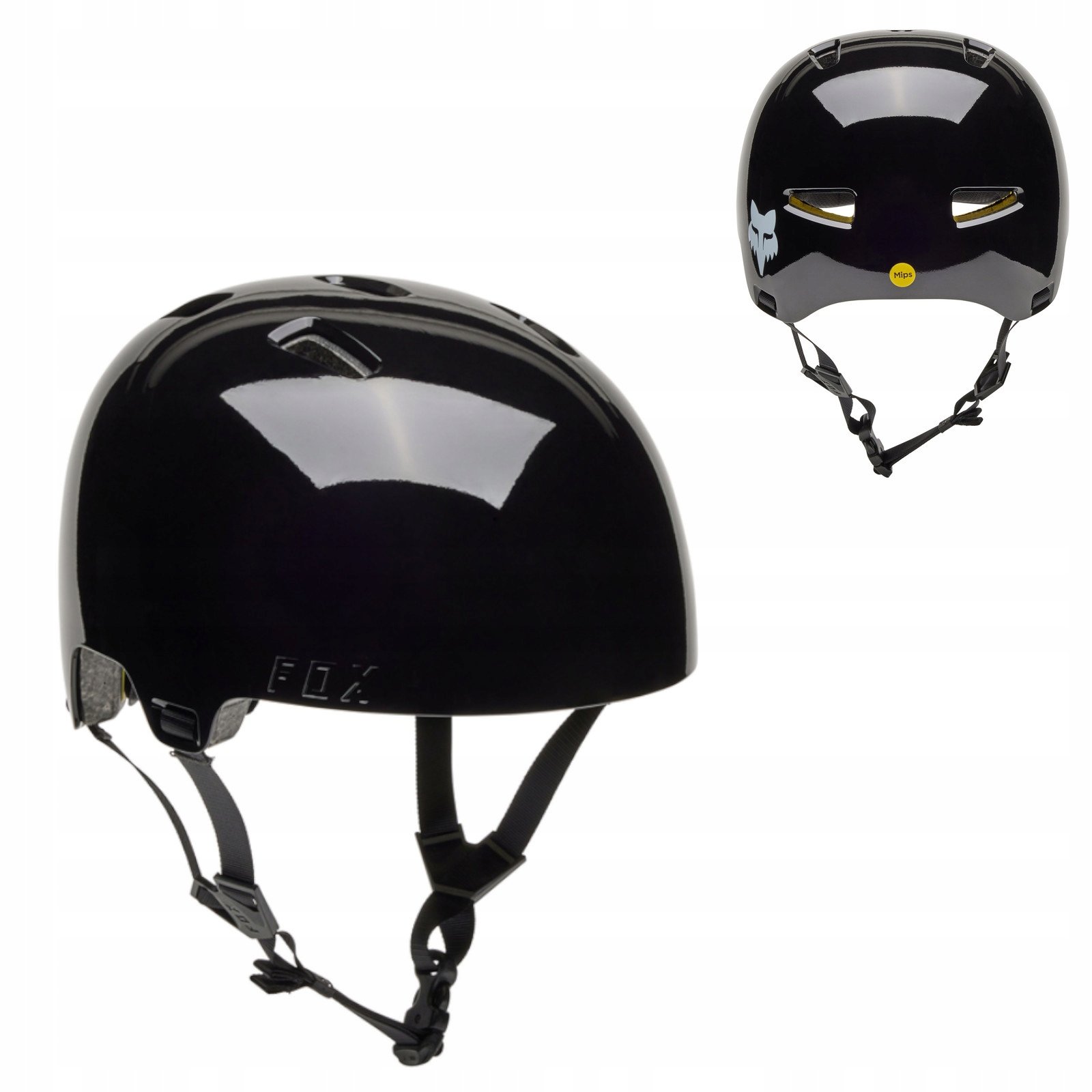 Kask rowerowy orzeszek Fox flight black S (51-55 cm) na deskę pump track