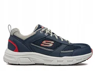 Buty sportowe męskie - Buty Męskie Skechers 51898NVGY Oak Canyon Verketta Granatowe 42,5 - miniaturka - grafika 1