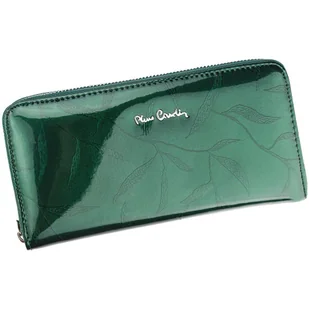 Pierre Cardin, Portfel skórzany damski, 02, Leaf 119, zielony - Portfele - miniaturka - grafika 1