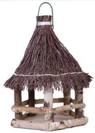Klatki i wyposażenie dla ptaków - Karmnik dla ptaków kryty wikliną nr 47 BRAPTA - miniaturka - grafika 1