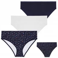 Majtki damskie - 3 x Figi bawełniane 95% damskie majtki Moraj gładkie klasyczne bikini r. S - miniaturka - grafika 1