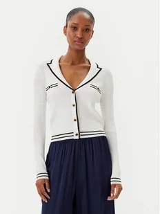 Fracomina Kardigan FR25ST8013K52401 Écru Slim Fit - Swetry damskie - miniaturka - grafika 1