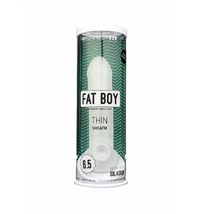 Perfect Fit Perfect Fit Fat Boy Thin Clear 6,5" - nakładka na penisa - Pozostałe gadżety erotyczne - miniaturka - grafika 2