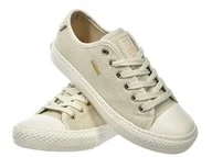 Trampki damskie - Trampki damskie tenisówki beżowe buty tekstylne BIG STAR RR274767 - miniaturka - grafika 1