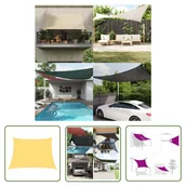 Parasole ogrodowe - The Living Store Żagiel przeciwsłoneczny - 160 g/m² - beżowy - 4/5x3 m - HDPE - Żagiel Ogrodowy - miniaturka - grafika 1