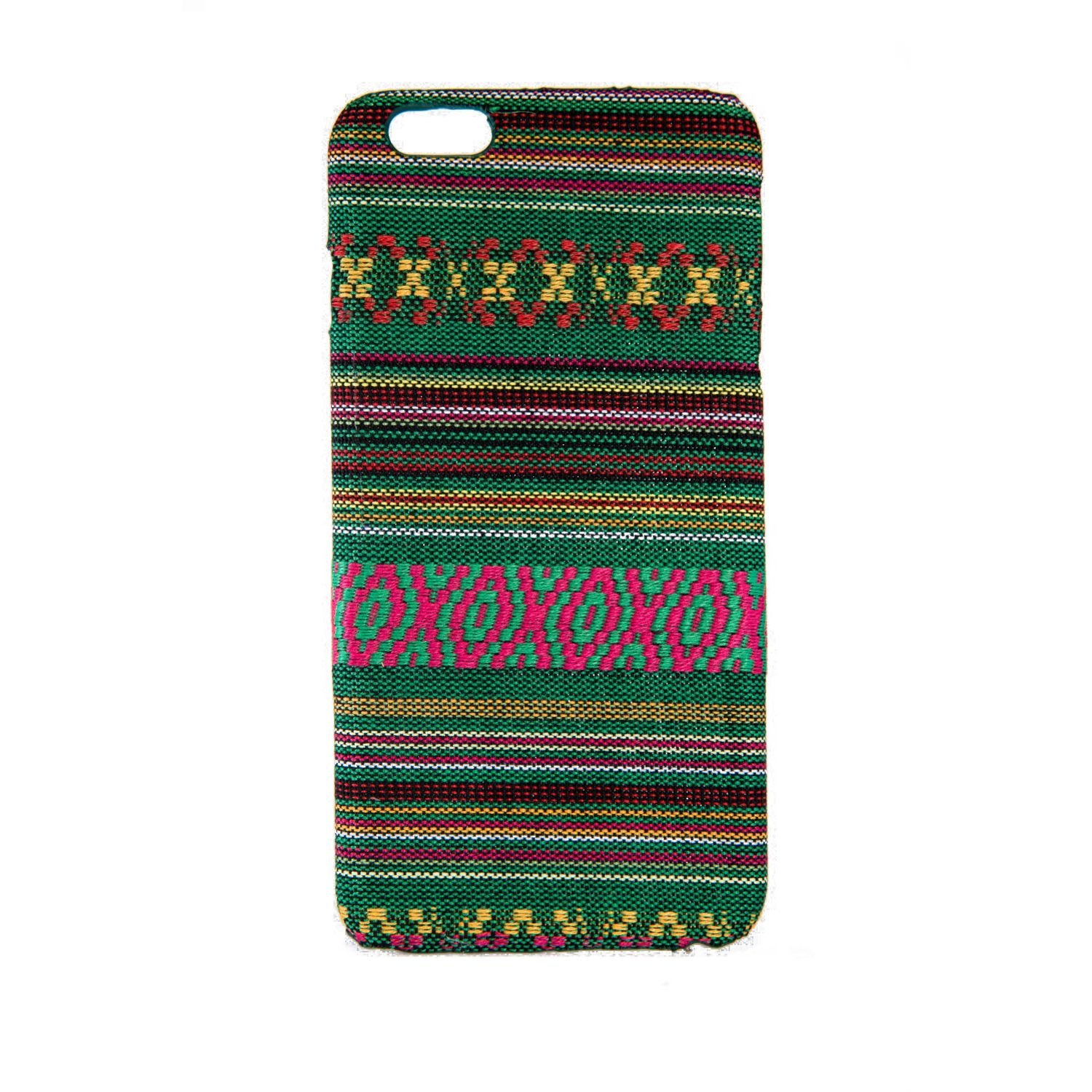 Materiałowe etui na telefon komórkowy Apple iPhone 6 / 6s Cover Bumper Shell Green