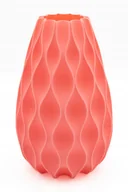 Wazony i flakony - Skandynawski eko wazon na suche kwiaty LEGO, różowy pastel mat, 20cm, loft - miniaturka - grafika 1