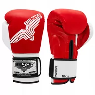 Rękawice bokserskie - Beltor Rękawice bokserskie TIGER czerwony 10 oz BEL/542#CZE - miniaturka - grafika 1