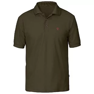 Fjällräven Crowley Pique t-shirt męski, zielony, L 81783 - Koszulki męskie - miniaturka - grafika 1