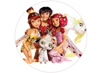Ciasta i półprodukty do ciast - Dekoracyjny opłatek tortowy Mia i Ja - 20 cm - miniaturka - grafika 1