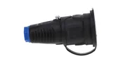 Gniazdka elektryczne - Gniazdo gumowe 16A 2P+Z 230V IP54 czarne 2411-sbw - miniaturka - grafika 1