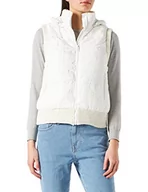 Kurtki damskie - Desigual Kurtka damska Padded_New Bern Quilted Jacket, biały, XS - miniaturka - grafika 1