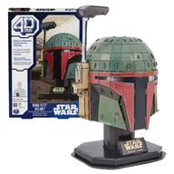 Puzzle - Star Wars Gwiezdne Wojny Hełm Boba Fett 4D Build Puzzle 3D 93el. - miniaturka - grafika 1