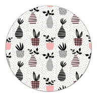 Deski do krojenia - Podkładka ze szkła kuchenna Kwiaty w wazonach fi40, Coloray - miniaturka - grafika 1