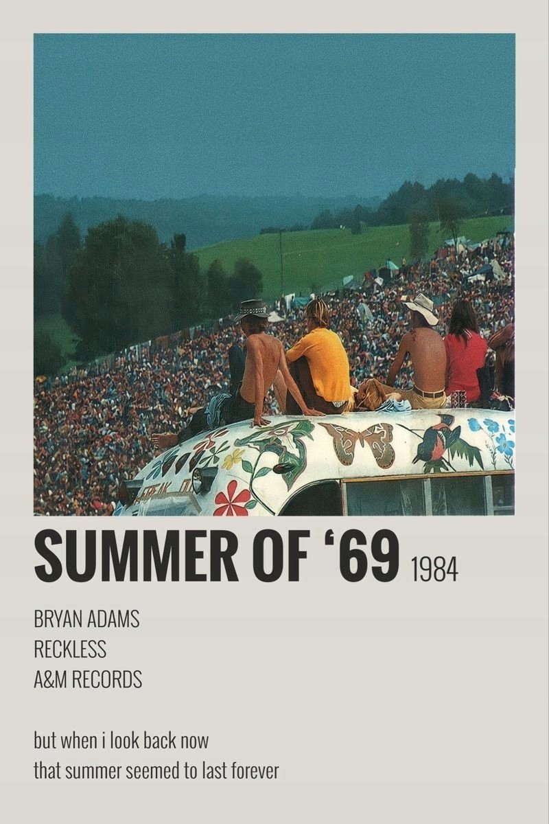 PODKŁADKA POD MYSZ Z Nadrukiem 22x18 cm Summer of 69 Adams Tekst Prezent