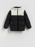 Kurtki i płaszcze dla chłopców - Reserved - Kurtka z kapturem - czarny - miniaturka - grafika 1