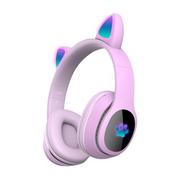 Słuchawki - OEM CATEAR - Bluetooth L400 Różowe - miniaturka - grafika 1
